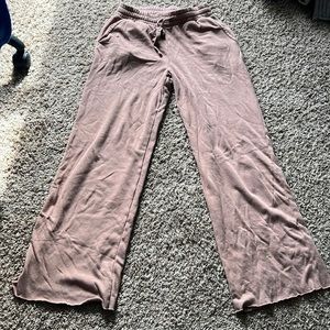 Brown American Eagle Flare Sweatpants. size S